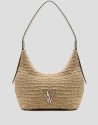 Jimena Hobo shoulder bag in ecru - Woman | Roberto Verino