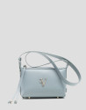Bolso bandolera Lila mini piel azul claro | Roberto Verino
