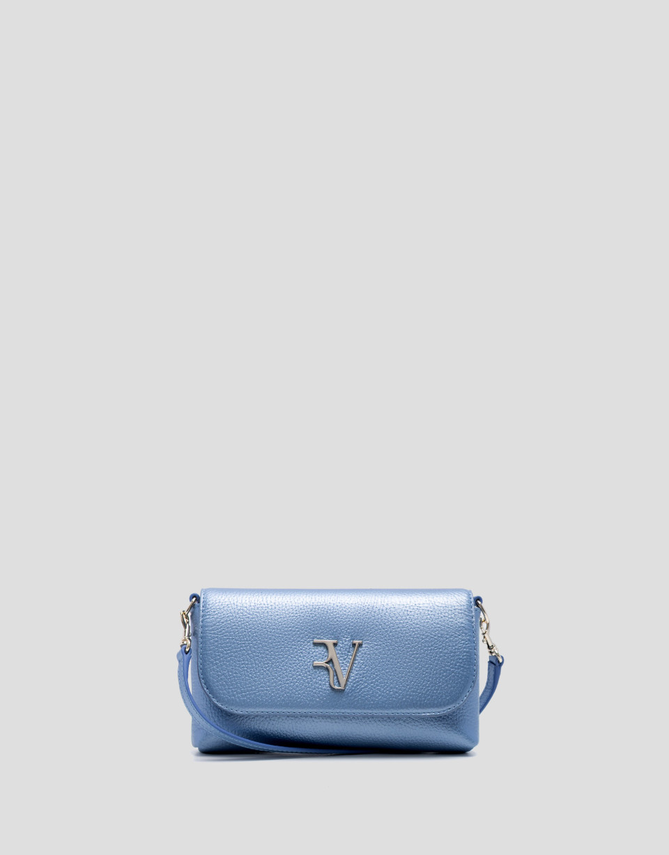 Bolso de mano Rita Metal azul - Mujer - PV2026 | Roberto Verino