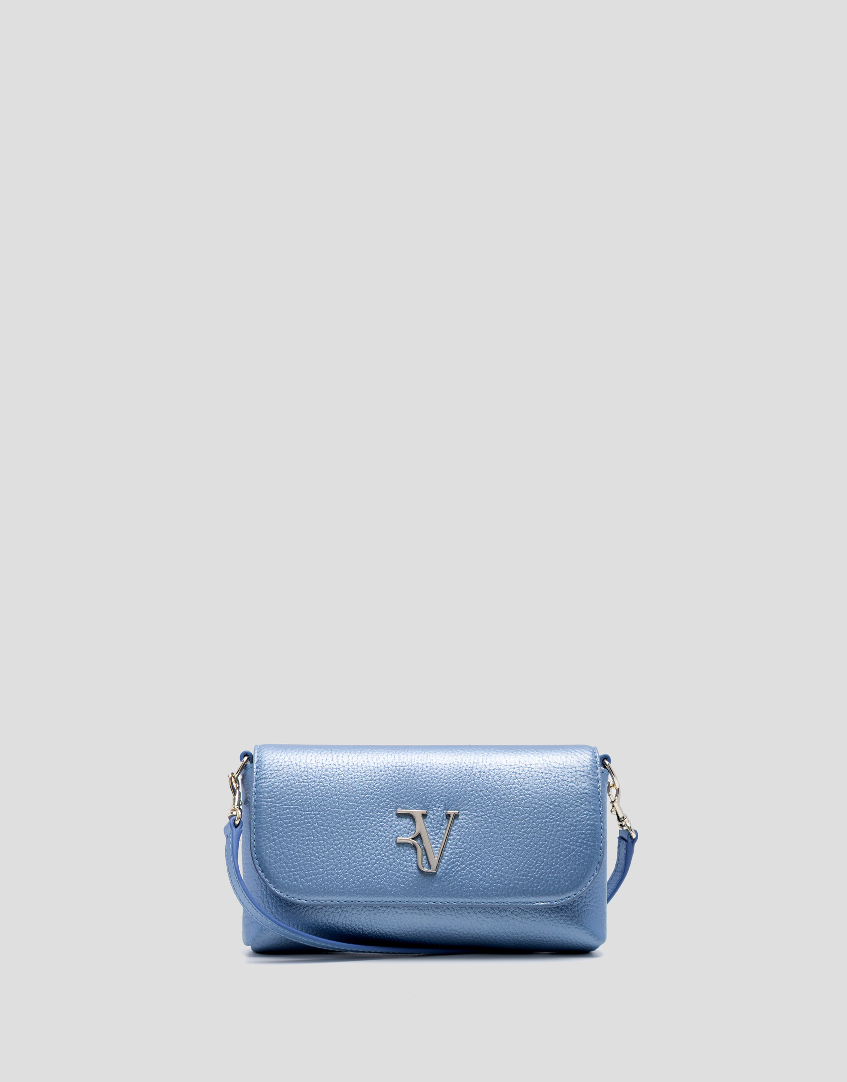 Bolso de mano Rita Metal azul - Mujer - PV2026 | Roberto Verino