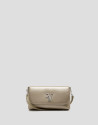 Rita Metal clutch bag in gold - Woman - SS2026 | Roberto Verino