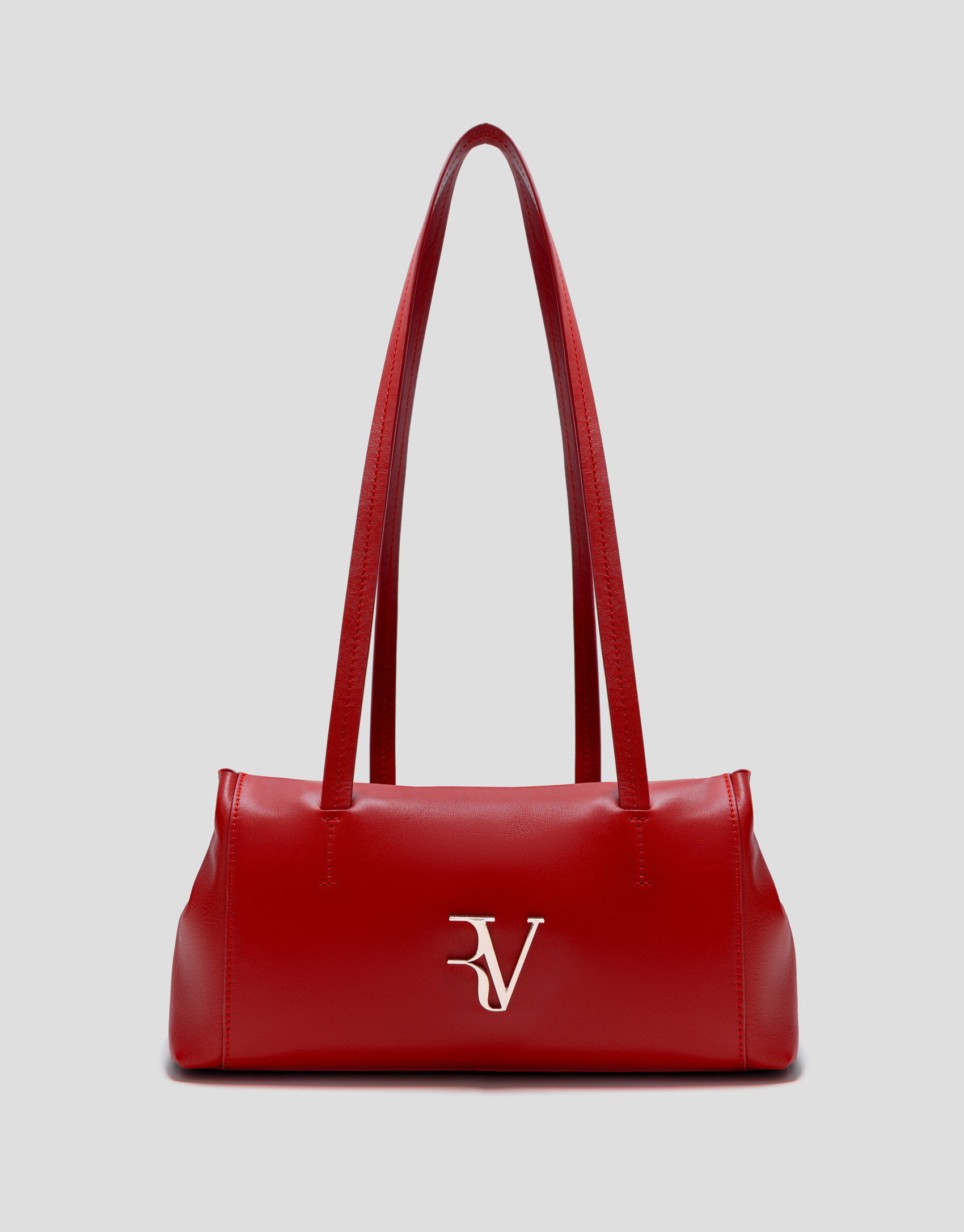 Bolso de hombro Megan Zipper piel rojo - Mujer | Roberto Verino