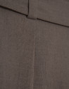 Wide trousers with pleats in light taupe cloth | Roberto Verino