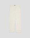 Raw crepe straight trousers - Mujer - AW2026 | Roberto Verino