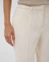 Raw crepe straight trousers - Mujer - AW2026 | Roberto Verino