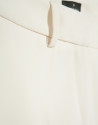 Raw crepe straight trousers - Mujer - AW2026 | Roberto Verino