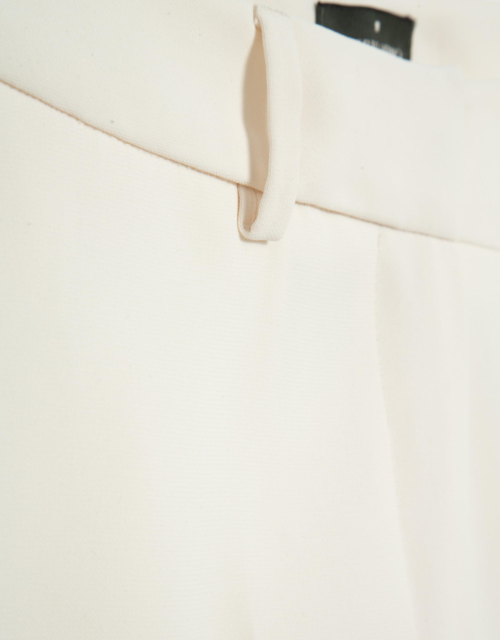 Raw crepe straight trousers - Mujer - AW2026 | Roberto Verino
