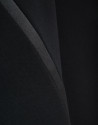 Pantalón recto crepé negro con perfil lateral | Roberto Verino