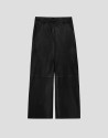 Pantalón recto napa negro - Mujer - OI2026 | Roberto Verino