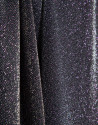 Purple metallic lurex knit wide fluid pants | Roberto Verino