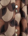 Vestido camisero estampado geométrico tonos ... | Roberto Verino