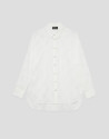 Oversized white floral devoré blouse - Mujer | Roberto Verino