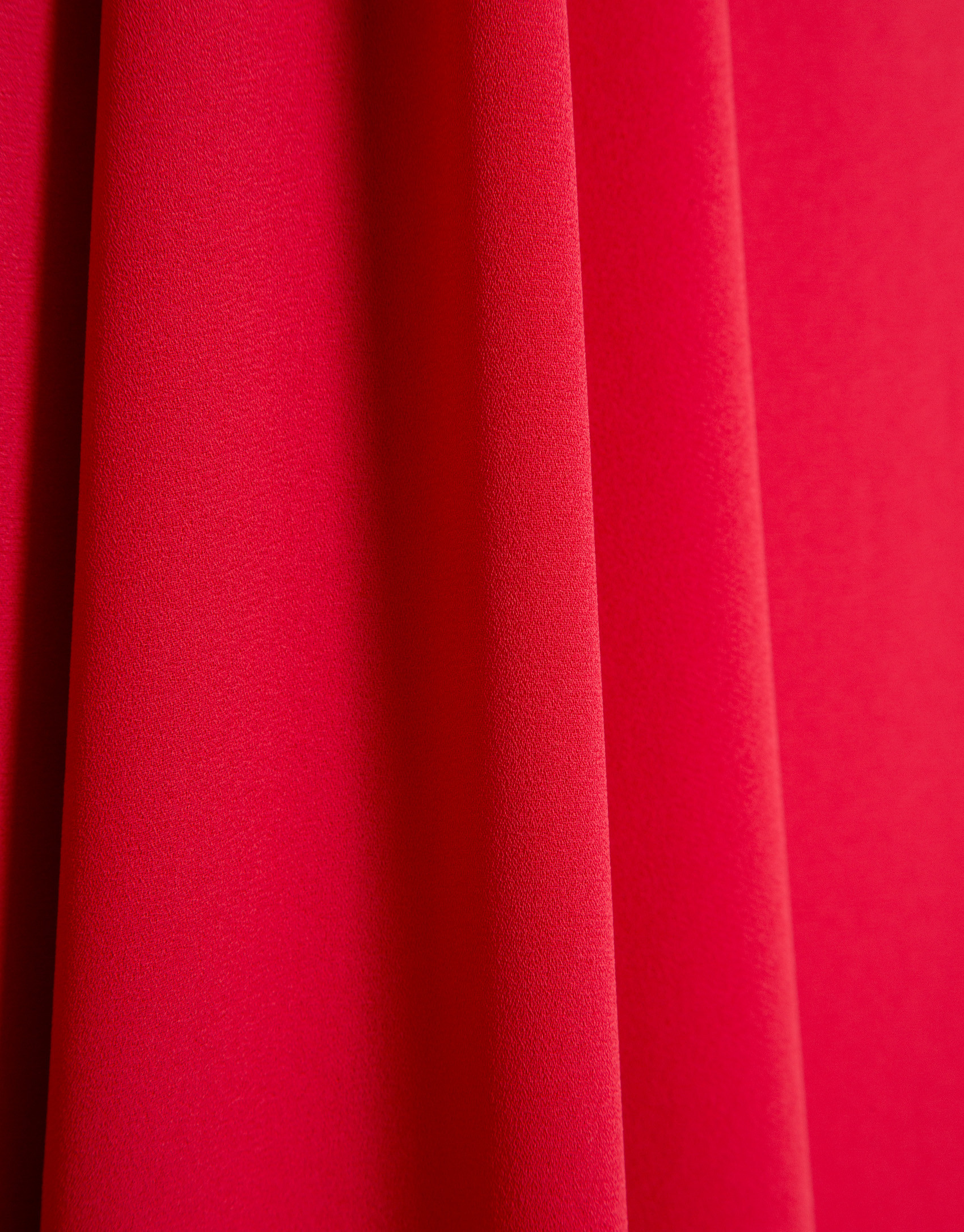 Vestido largo corte imperio rojo - Mujer | Roberto Verino