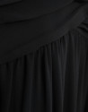 Vestido midi drapeado en cintura gasa crepé ... | Roberto Verino