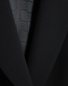 Short black crepe jacket - Mujer - AW2026 | Roberto Verino