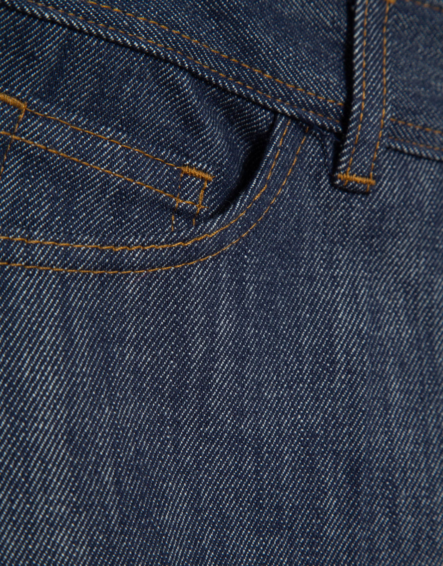 Pantalón ancho recto cuatro bolsillos denim ... | Roberto Verino