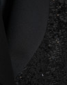 Blazer smoking negra con lentejuelas planas | Roberto Verino
