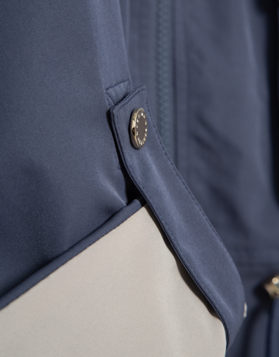 Cazadora azul marino interior beige - Mujer | Roberto Verino