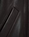Dark brown nappa bomber jacket - Mujer - AW2026 | Roberto Verino