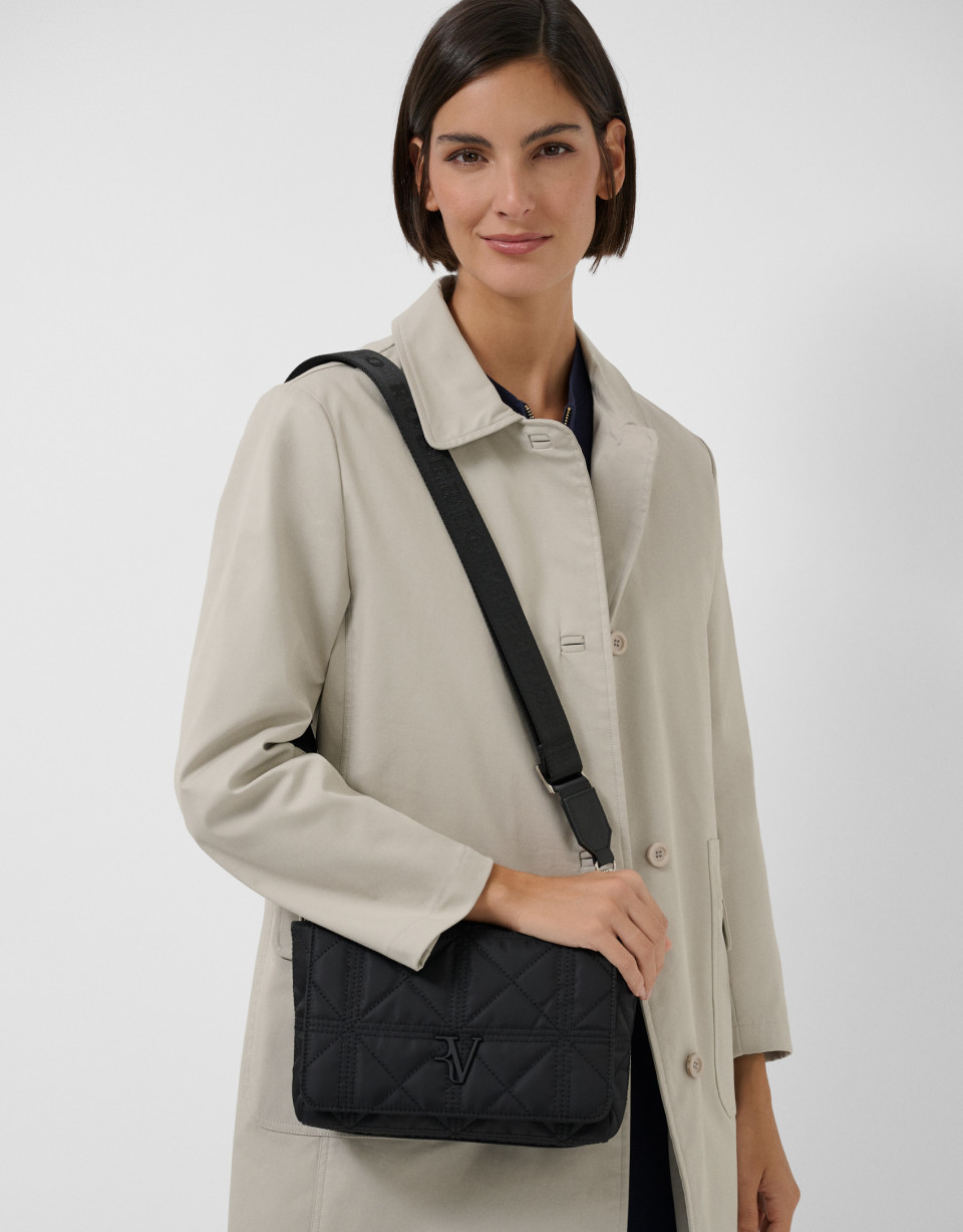 Raw shirt collar trench coat - Mujer - AW2026 | Roberto Verino