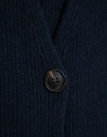 Medium navy blue knitted vest - Mujer - AW2026 | Roberto Verino