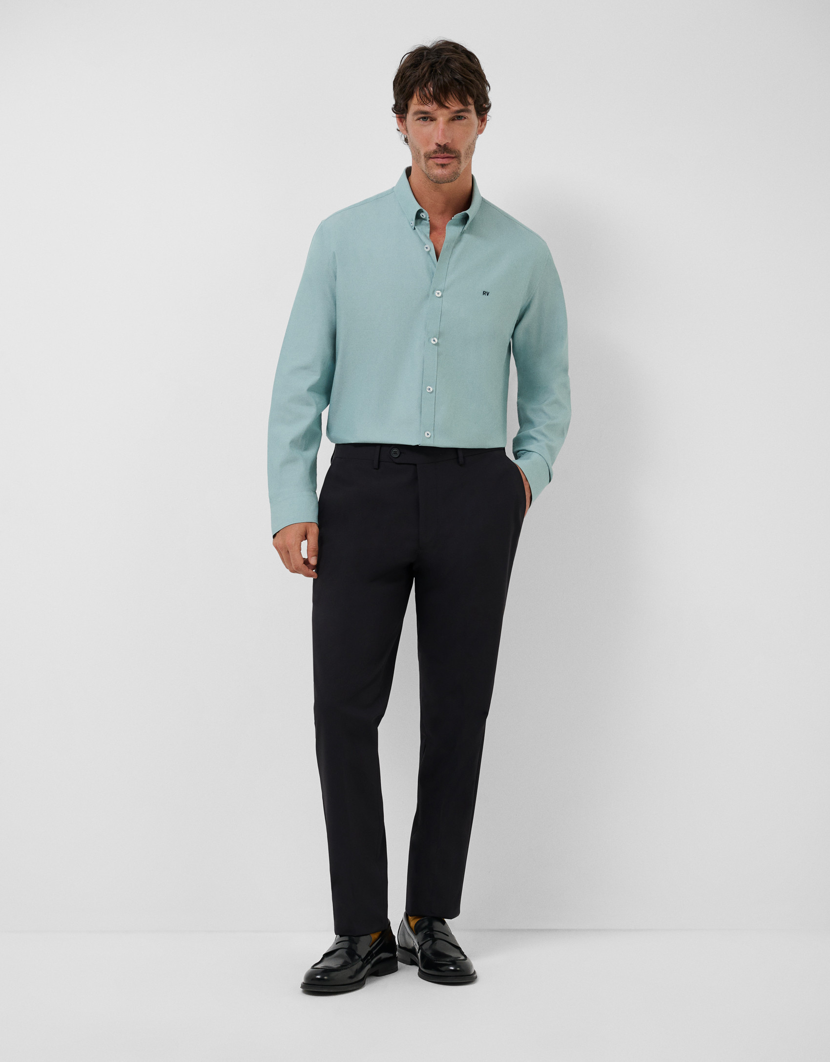 Pantalón vestir técnico negro - Hombre | Roberto Verino