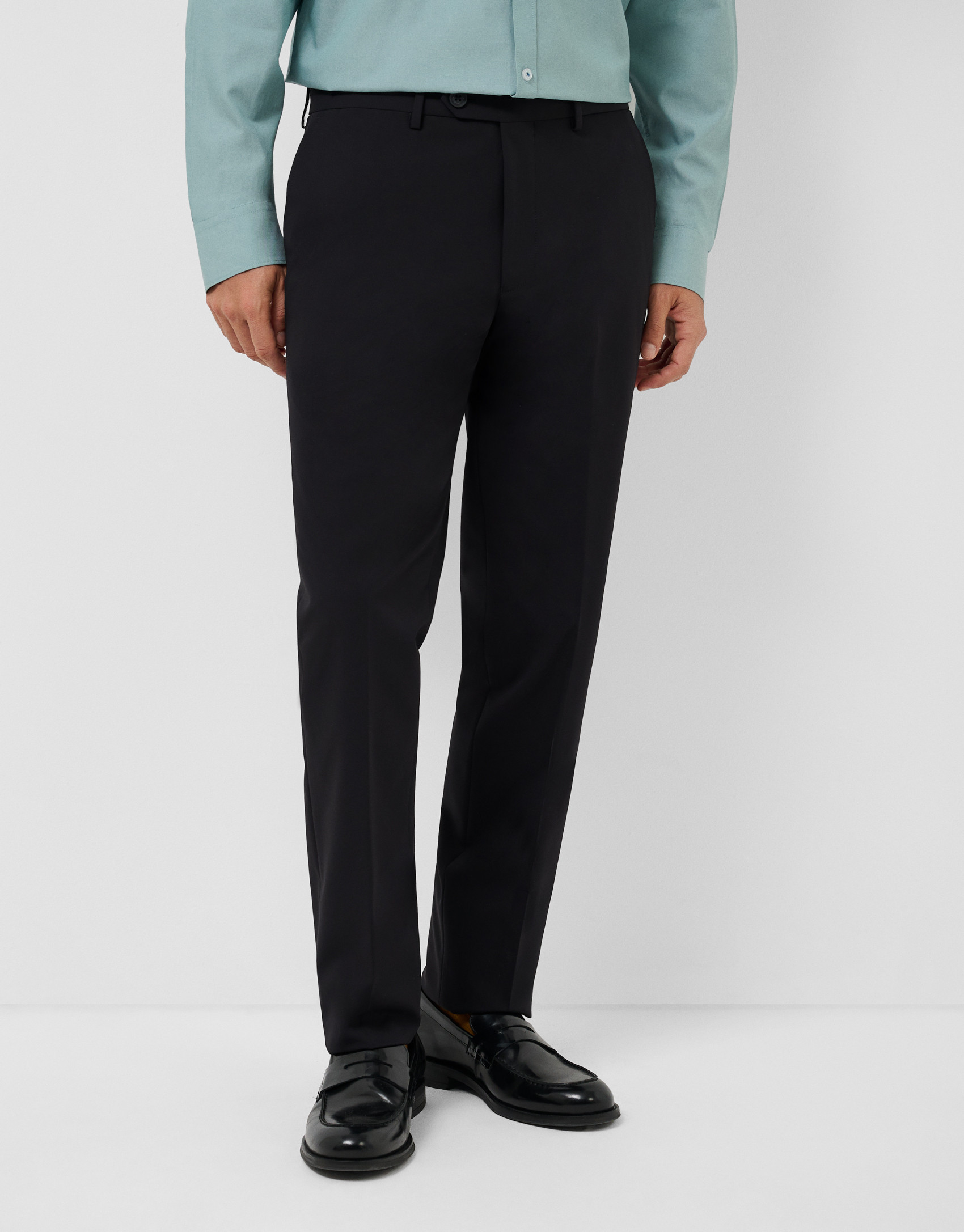 Black technical dress pants - Hombre - AW2026 | Roberto Verino