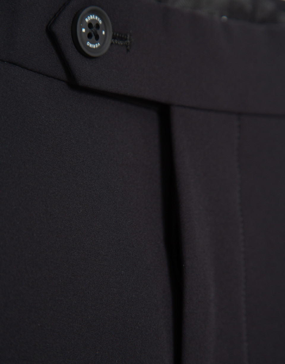 Black technical dress pants - Hombre - AW2026 | Roberto Verino