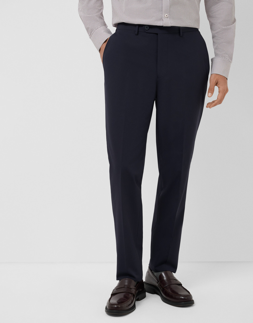 Navy technical dress pants - Hombre - AW2026 | Roberto Verino