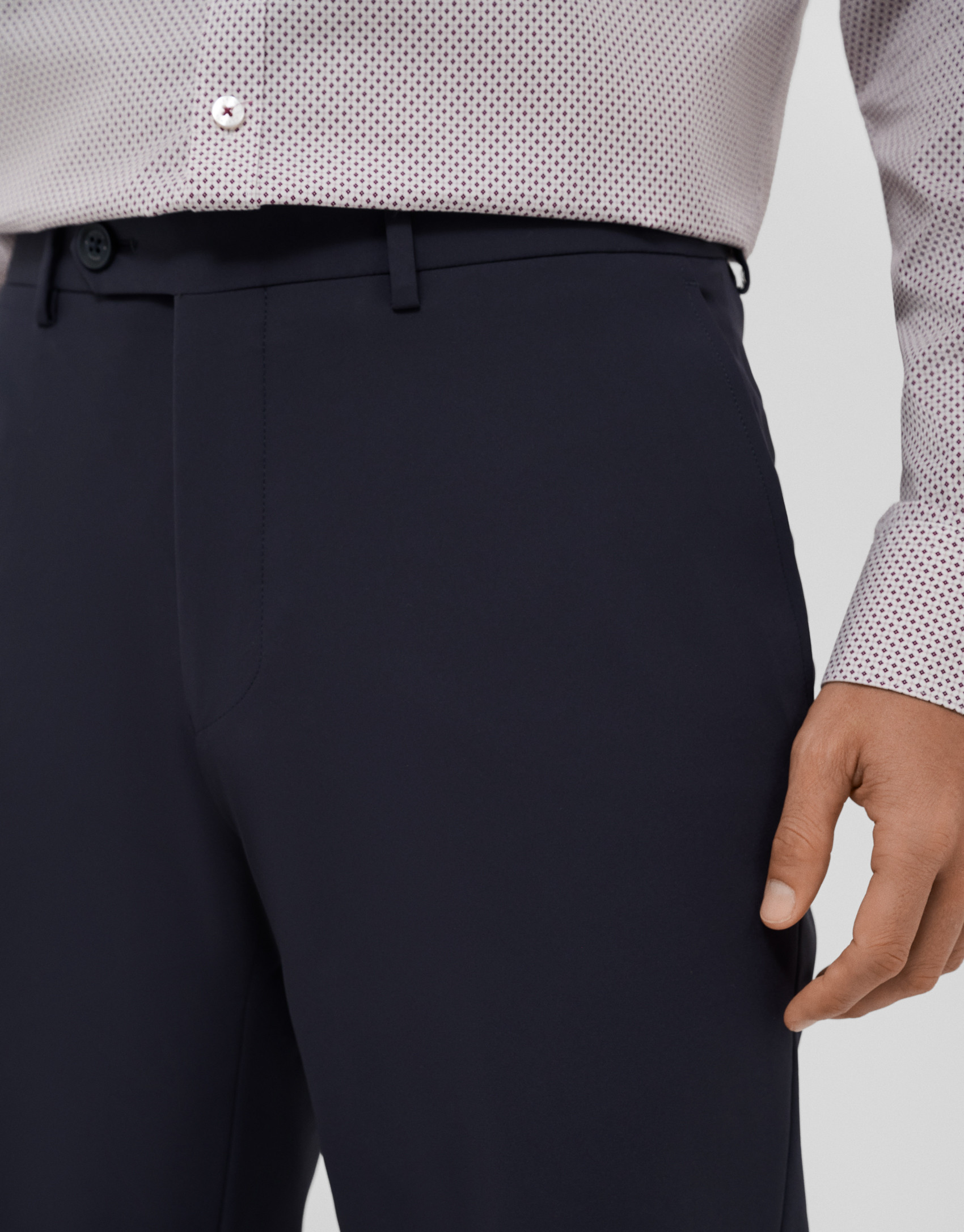 Navy technical dress pants - Hombre - AW2026 | Roberto Verino