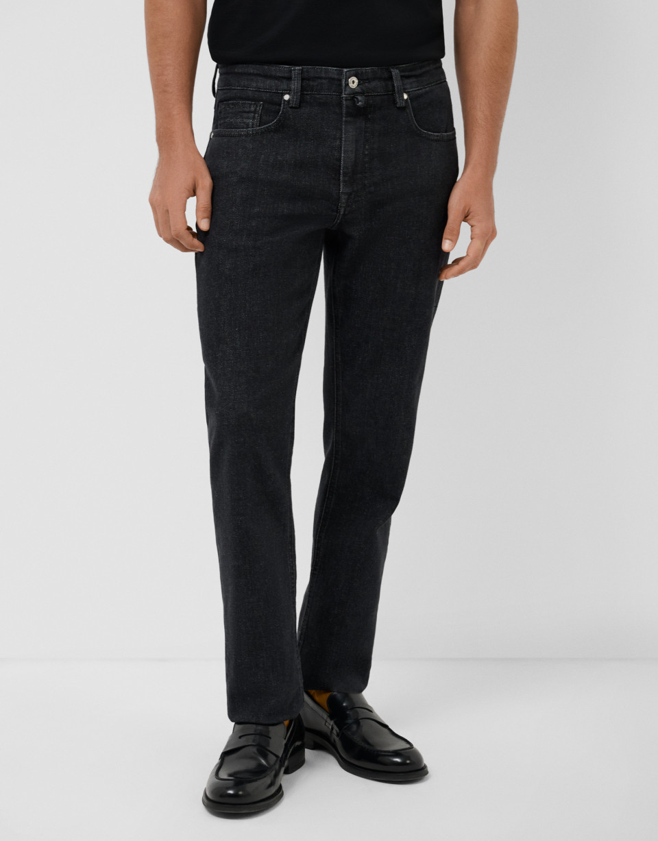 Regular gray men's denim pants - Hombre | Roberto Verino