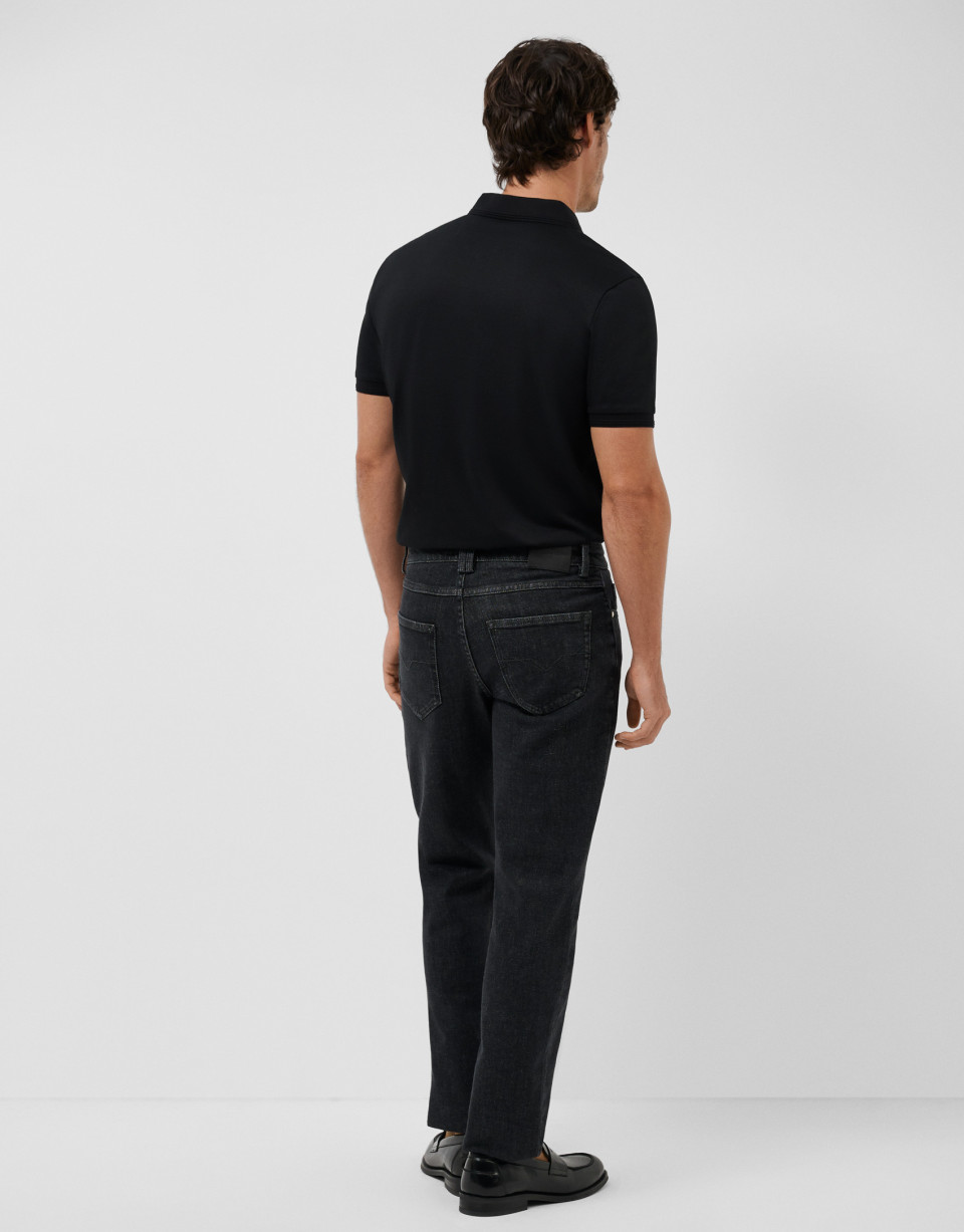 Regular gray men's denim pants - Hombre | Roberto Verino