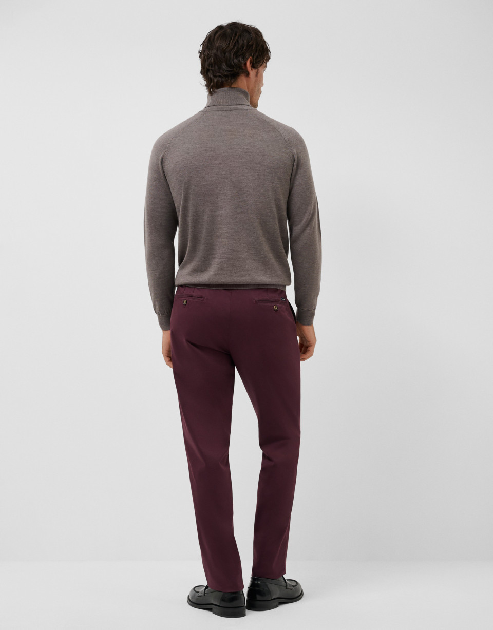 Pantalón chino tintado cereza - Hombre | Roberto Verino