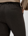 Pantalón separate punto falso liso marrón | Roberto Verino