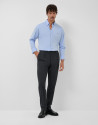 Pantalón vestir gris con vuelta bajo - Hombre | Roberto Verino