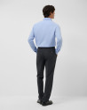 Pantalón vestir gris con vuelta bajo - Hombre | Roberto Verino