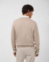 Sand embossed rhombus sweater - Hombre - AW2026 | Roberto Verino