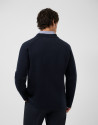 Sobrecamisa punto botones marino - Hombre | Roberto Verino