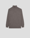 Mink wool turtleneck sweater - Hombre - AW2026 | Roberto Verino