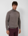 Mink wool turtleneck sweater - Hombre - AW2026 | Roberto Verino