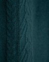Teal braided sweater - Hombre - AW2026 | Roberto Verino