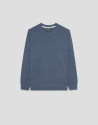 Jersey lana/cashmere azul medio - Hombre | Roberto Verino