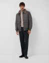 Gray double-sided jacket - Hombre - AW2026 | Roberto Verino