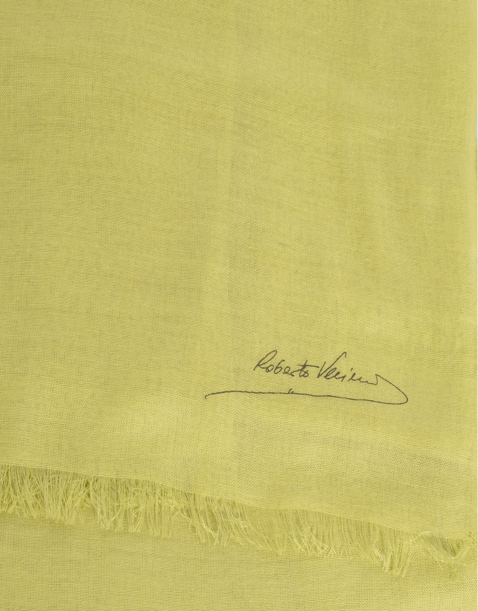 Plain yellow scarf