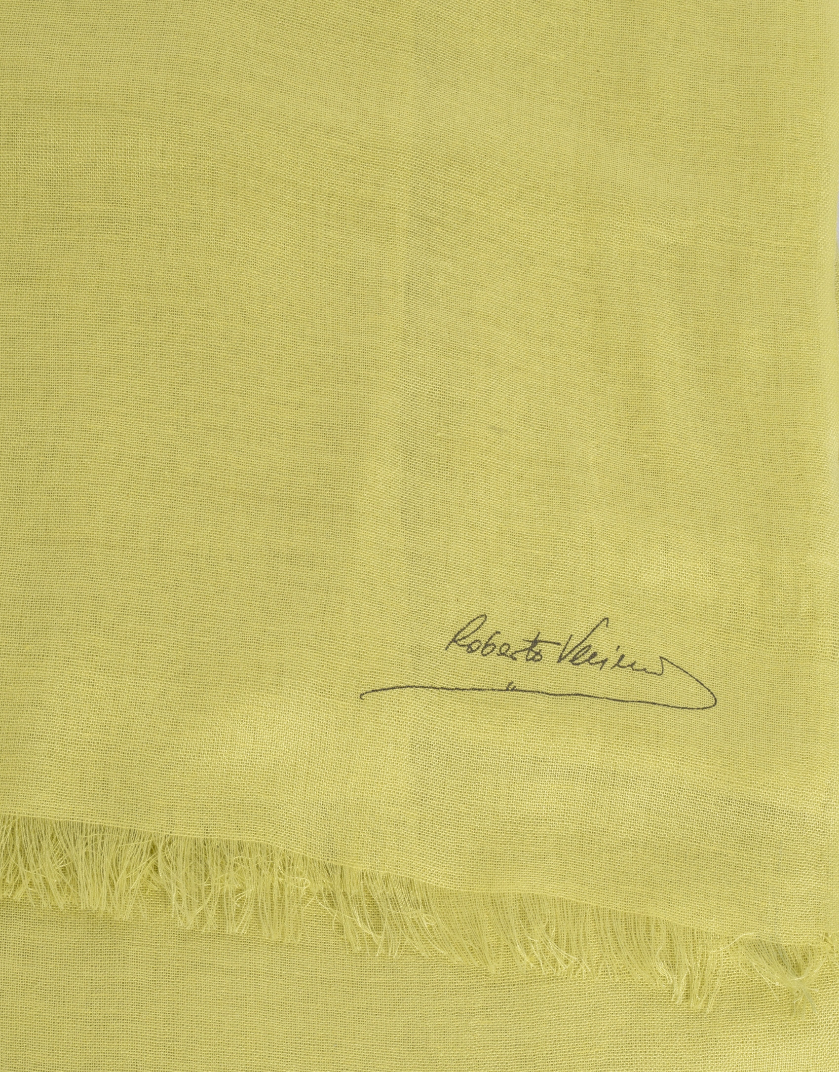 Plain yellow scarf