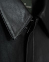 Cazadora piel negra cuello camisero - Hombre | Roberto Verino