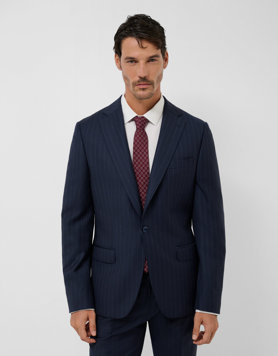 Drop 8 pinstripe suit - Hombre - AW2026 | Roberto Verino