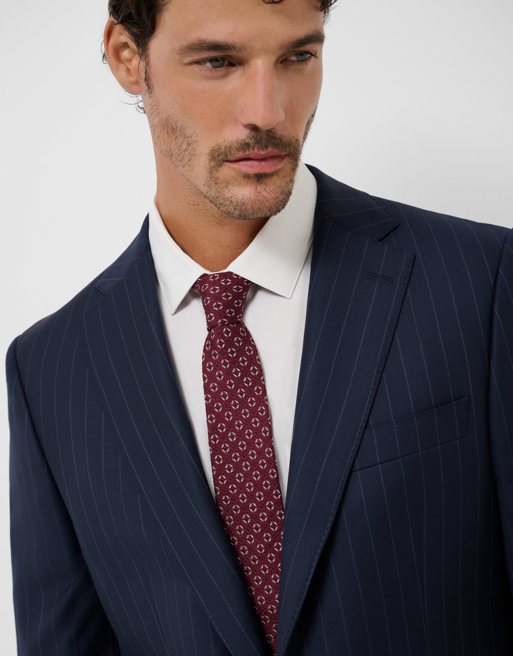 Traje Drop 8 raya diplomática - Hombre | Roberto Verino