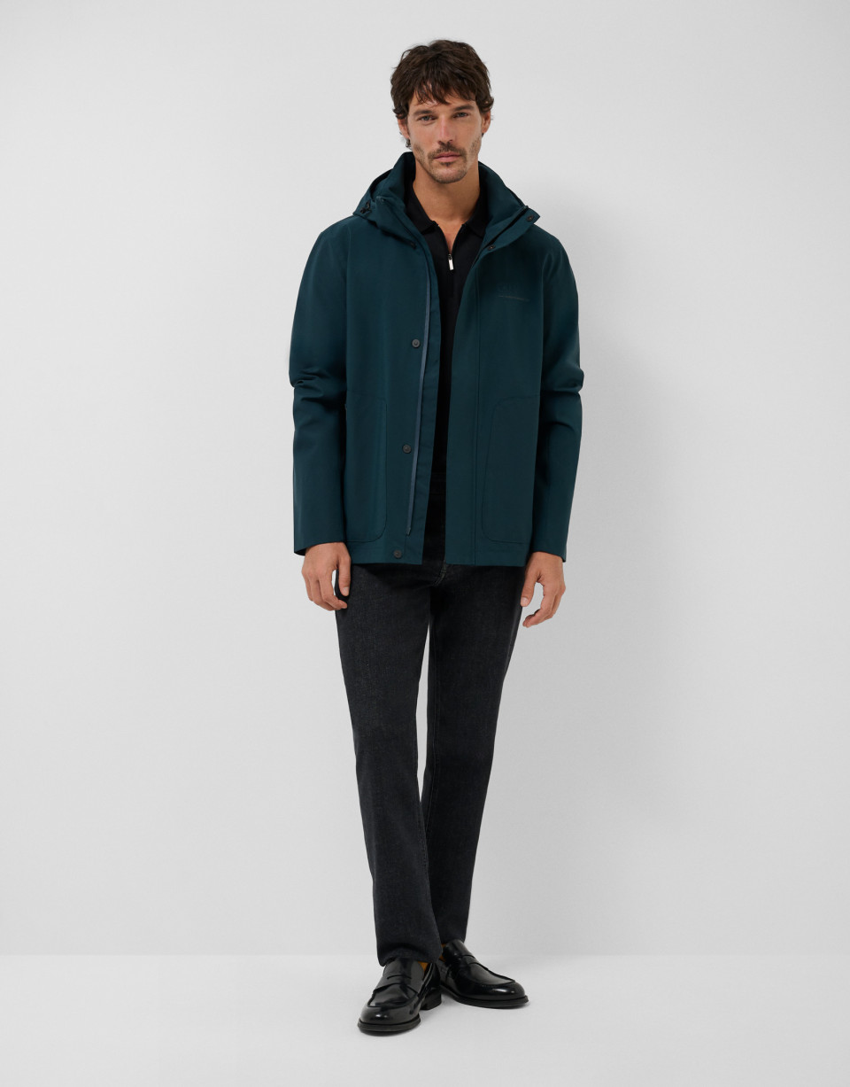 Dark green technical jacket - Hombre - AW2026 | Roberto Verino