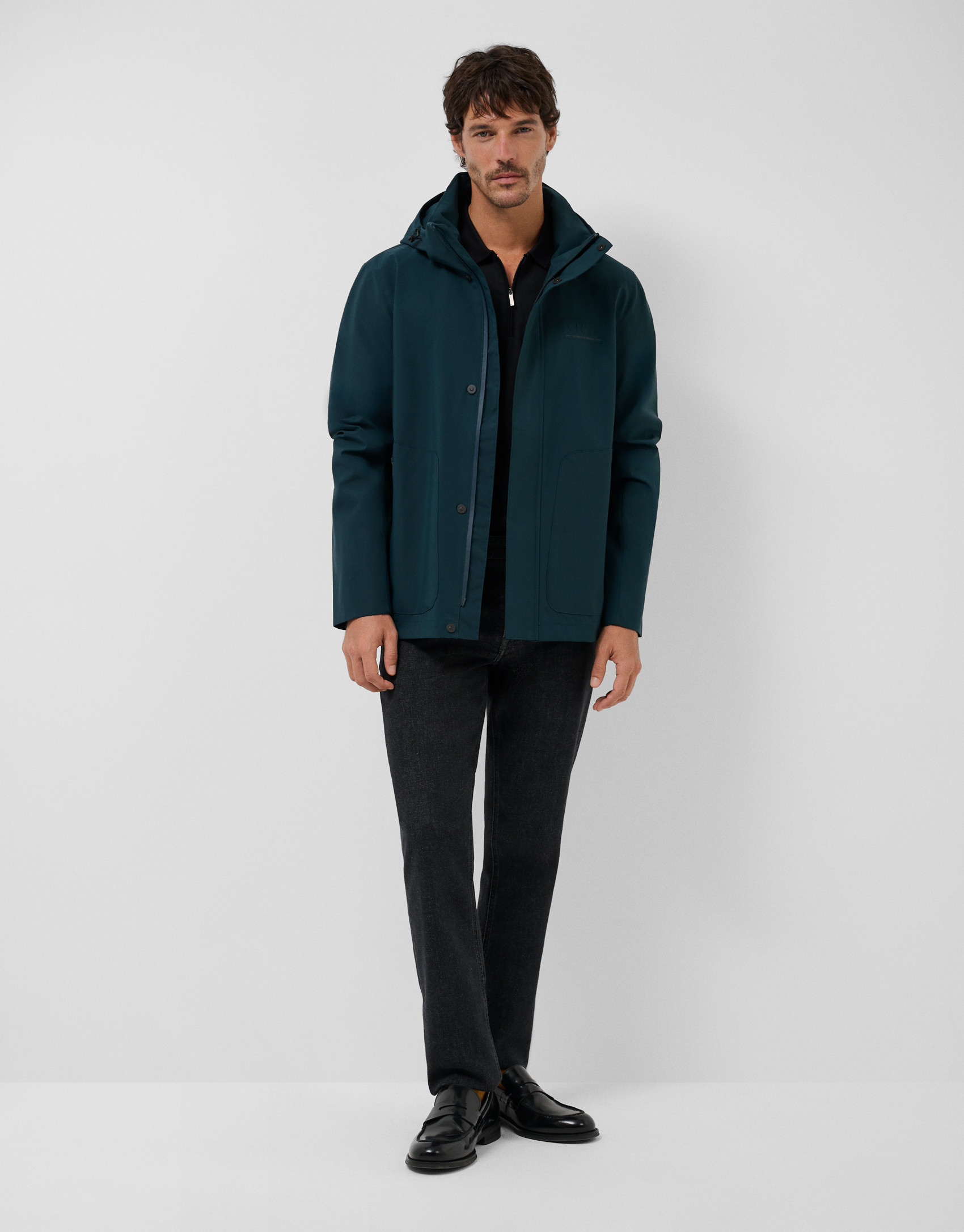 Dark green technical jacket - Hombre - AW2026 | Roberto Verino